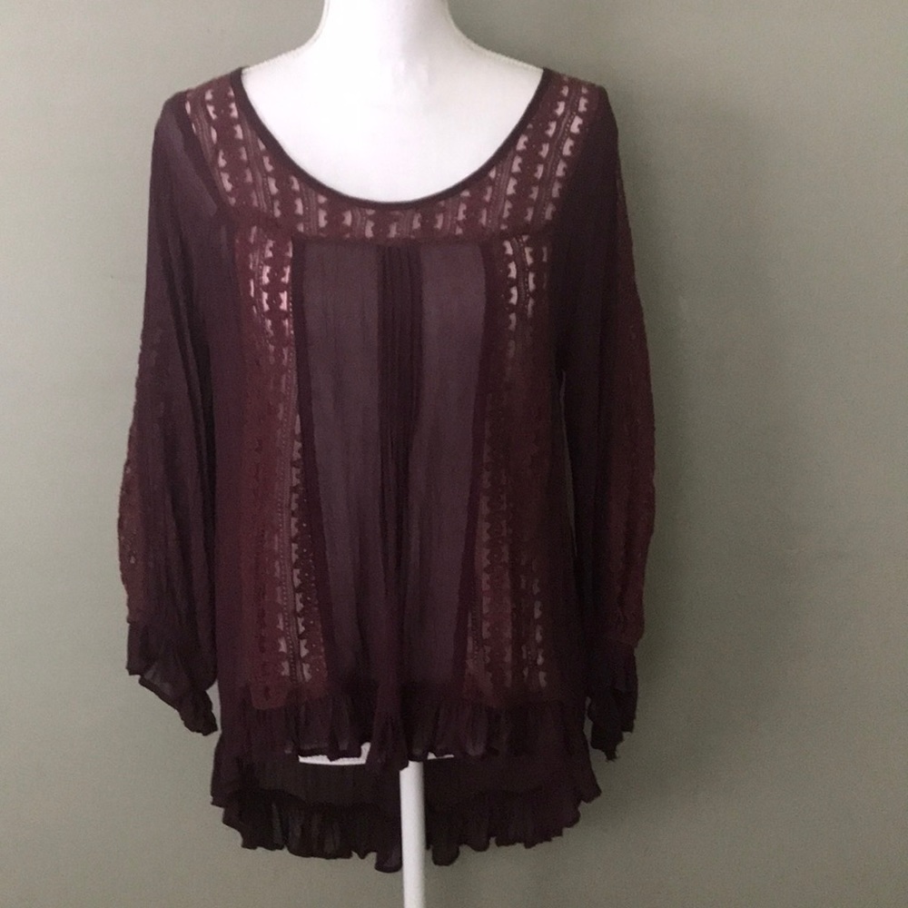 World Market boho style blouse